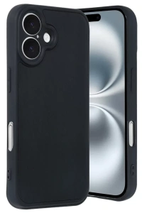 Apple iPhone 16 Kılıf Aras Deri Kapak - Siyah