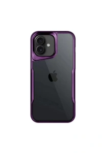 Apple iPhone 16 Kılıf Boyi Silikon Kapak - Derin Mor