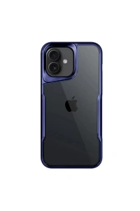 Apple iPhone 16 Kılıf Boyi Silikon Kapak - Lacivert
