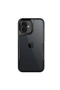 Apple iPhone 16 Kılıf Boyi Silikon Kapak - Siyah