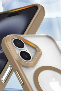 Apple iPhone 16 Kılıf Enka Magsafe Silikon Kılıf - Titan Gri