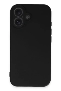 Apple iPhone 16 Kılıf First Silikon - Siyah