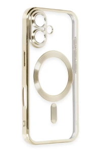 Apple iPhone 16 Kılıf Kross Magneticsafe Kapak - Gold