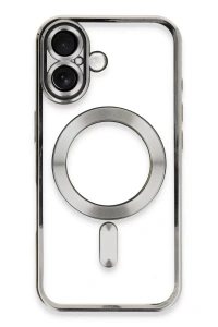 Apple iPhone 16 Kılıf Kross Magneticsafe Kapak - Gümüş
