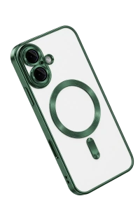 Apple iPhone 16 Kılıf Kross Magneticsafe Kapak - Koyu Yeşil