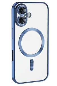 Apple iPhone 16 Kılıf Kross Magneticsafe Kapak - Mavi