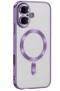 Apple iPhone 16 Kılıf Kross Magneticsafe Kapak - Mor