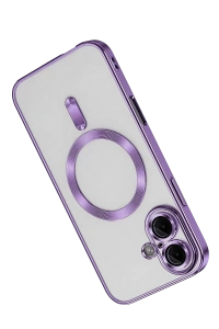 Apple iPhone 16 Kılıf Kross Magneticsafe Kapak - Mor