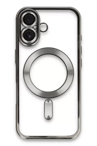 Apple iPhone 16 Kılıf Kross Magneticsafe Kapak - Titan Gri