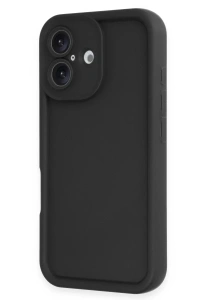 Apple iPhone 16 Kılıf Viera Silikon - Siyah
