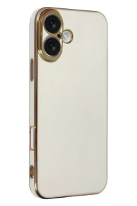 Apple iPhone 16 Kılıf Volet Silikon - Beyaz