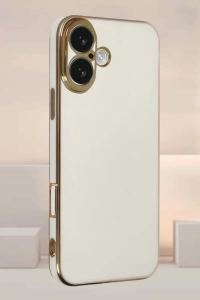 Apple iPhone 16 Kılıf Volet Silikon - Mor