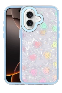 Apple iPhone 16 Lumi Desenli Kapak - Mavi