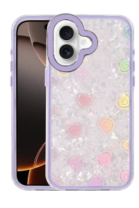 Apple iPhone 16 Lumi Desenli Kapak - Mor