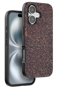 Apple iPhone 16 Plus Bright Simli Kapak - Derin Mor
