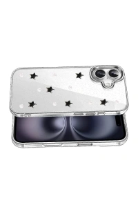 Apple iPhone 16 Plus Fiyonk Desenli Kapak - Desen 7