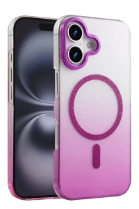 Apple iPhone 16 Plus Glossy Magsafe Kapak - Mor