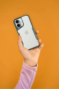 Apple iPhone 16 Plus Kılıf Boyi Silikon Kapak - Turkuaz