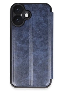 Apple iPhone 16 Plus Kılıf Flip Cover - Lacivert