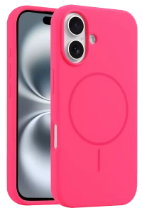 Apple iPhone 16 Plus Kılıf Jully Magsafe Kapak - Pembe