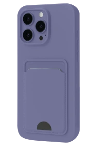 Apple iPhone 16 Plus Kılıf Kelvin Kartvizitli Silikon - Lila