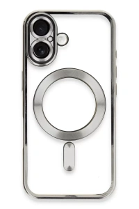 Apple iPhone 16 Plus Kılıf Kross Magneticsafe Kapak - Gümüş