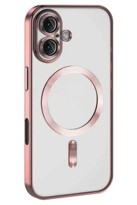 Apple iPhone 16 Plus Kılıf Kross Magneticsafe Kapak - Pembe