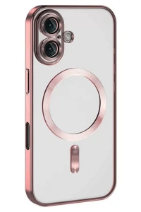 Apple iPhone 16 Plus Kılıf Kross Magneticsafe Kapak - Pembe