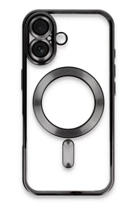 Apple iPhone 16 Plus Kılıf Kross Magneticsafe Kapak - Siyah