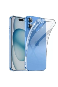 Apple iPhone 16 Plus Kılıf Lüx Şeffaf Silikon