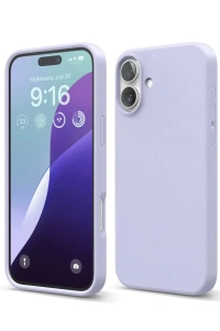 Apple iPhone 16 Plus Kılıf Nano içi Kadife Silikon - Lila