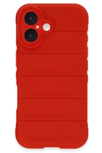 Apple iPhone 16 Plus Kılıf Optimum Silikon - Kırmızı