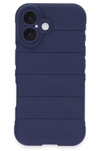 Apple iPhone 16 Plus Kılıf Optimum Silikon - Lacivert
