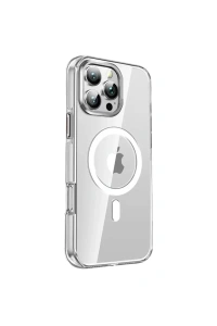 Apple iPhone 16 Pro Crystal Magsafe Kapak - Şeffaf