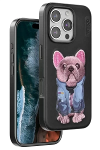 Apple iPhone 16 Pro Cute Desenli Kapak - Siyah