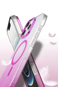 Apple iPhone 16 Pro Glossy Magsafe Kapak - Mavi