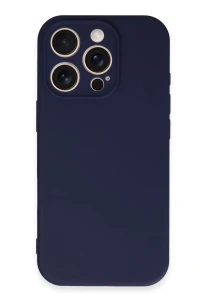 Apple iPhone 16 Pro Kılıf First Silikon - Lacivert