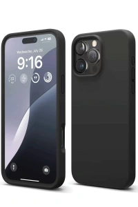 Apple iPhone 16 Pro Kılıf First Silikon - Siyah