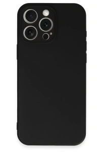 Apple iPhone 16 Pro Kılıf First Silikon - Siyah