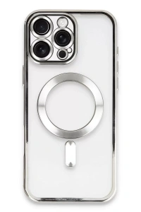 Apple iPhone 16 Pro Kılıf Kross Magneticsafe Kapak - Gümüş