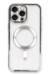 Apple iPhone 16 Pro Kılıf Kross Magneticsafe Kapak - Gümüş