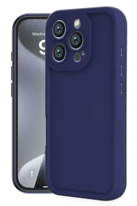 Apple iPhone 16 Pro Kılıf Viera Silikon - Lacivert