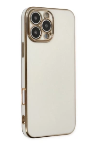 Apple iPhone 16 Pro Kılıf Volet Silikon - Beyaz