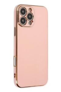 Apple iPhone 16 Pro Kılıf Volet Silikon - Pembe