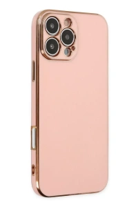 Apple iPhone 16 Pro Kılıf Volet Silikon - Pembe