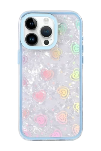 Apple iPhone 16 Pro Lumi Desenli Kapak - Mavi