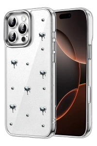 Apple iPhone 16 Pro Max Fiyonk Desenli Kapak - Desen 1