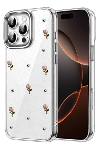 Apple iPhone 16 Pro Max Fiyonk Desenli Kapak - Desen 6