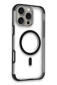 Apple iPhone 16 Pro Max Hilton Magsafe Kapak - Siyah