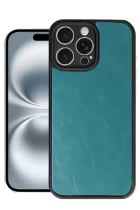Apple iPhone 16 Pro Max Kılıf Aras Deri Kapak - Açık Yeşil